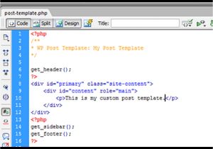 WordPress Custom Single Post Template Wp Custom Post Template WordPress PHP