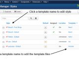 WordPress Email Template Manager J3 X Modifying A Joomla Template Joomla Documentation
