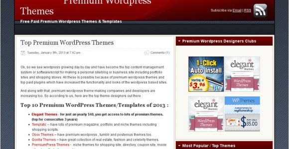 WordPress Paid Templates Information About Templates Com top Best Free