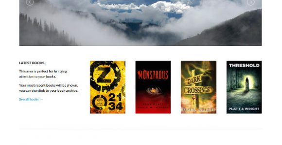 WordPress Templates for Authors 13 Book Publishers Author WordPress themes Templates