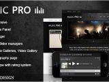 WordPress Templates for Musicians Music Pro Music oriented WordPress theme by Wolf themes