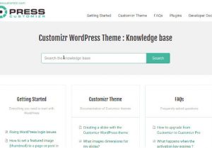 WordPress theme Documentation Template Customizr WordPress theme Press Customizr