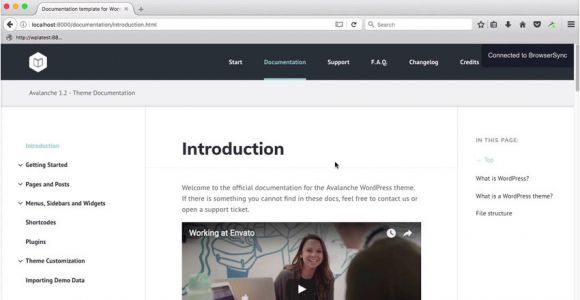 WordPress theme Documentation Template New Course Building A WordPress theme Documentation