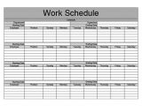Work Calendars Templates Monthly Schedule Template Cyberuse
