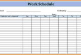 Work Calendars Templates Work Schedule Template Weekly Schedule All form Templates