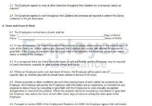Work Contract Template Nz Fixed Term Employment Contract Employers assistance Nz