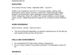 Work Experience Cover Letter Year 10 Student Example Personal Statements for Cv No Work Experience