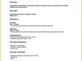 Work Experience In Resume Samples 6 First Resume No Experience Sample Financial Statement
