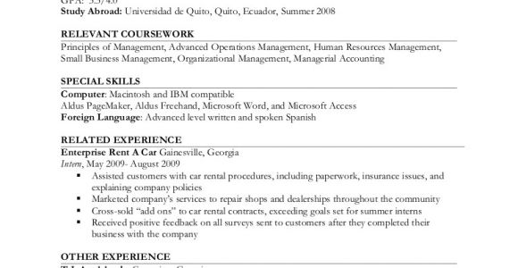 Work Experience In Resume Samples Resume Example Ii Limited Work Experience