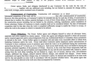 Work From Home Contract Template Construction Company Contract Template Sample