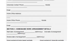 Work From Home Contract Template Hr Agreement Template 16 Free Word Pdf Document