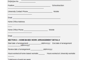 Work From Home Contract Template Hr Agreement Template 16 Free Word Pdf Document