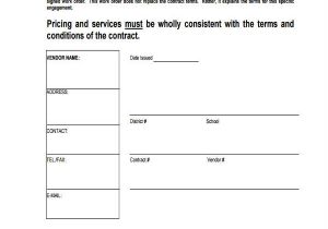 Work order Contract Template 17 Work order formats Free Premium Templates