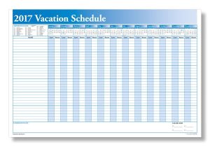 Work Schedule Calendar Template 2017 2017 Vacation Calendar for Employees Calendar Template 2018
