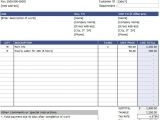 Workorder Template Work order Template In Excel