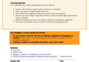Workshop Facilitator Contract Template Step 1 Training Materials Facilitator Guide