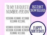 World Teachers Day Card Free Printable Favourite Numbers Person Binary Birthday Maths Greeting