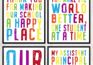 World Teachers Day Card Free Printable Six Printable School Staff and Principal Gifts I Should Be