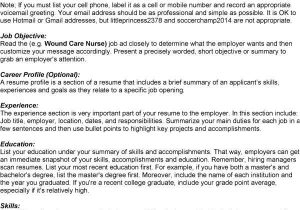 Wound Care Nurse Resume Sample Resume Service Ratings