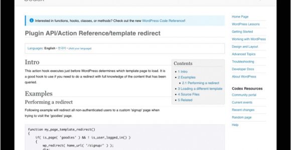 Wp Template Redirect An Alternative to the WordPress Template Redirect Hook