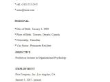 Write A Simple Resume format Simple Resume Template 47 Free Samples Examples