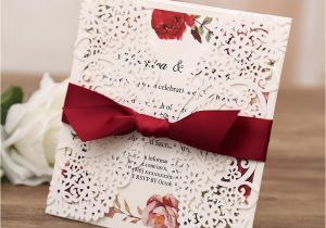 Write Name On Engagement Invitation Card White Gatefold Laser Cut Engagement and Weddding Invitation