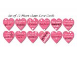 Write Name On Love Card 12 Reasons I Love You Heart Shape Love Cards Buy Online at
