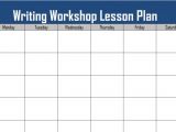 Writers Workshop Lesson Plan Template Writing Workshop Lesson Plan Template Writing Workshop