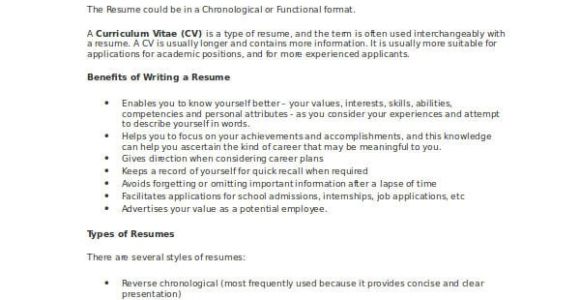 Writing A Basic Resume Free 7 Resume Writing Examples Samples In Pdf Doc