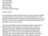 Writing A Cover Letter for An Academic Position 6 Sample Academic Advisor Cover Letters Sample Templates