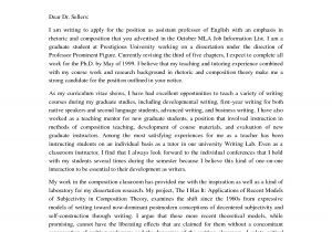 Writing A Cover Letter for An Academic Position Academic Cover Letter Sample Crna Cover Letter