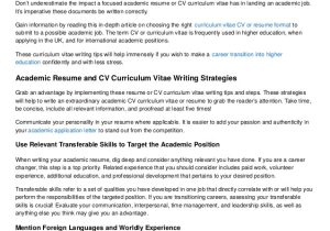 Writing Job Application Along with Resume/cv 13 Academic Resume Writing Tips to Fast Track Your Job