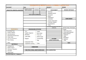 Wsc Lesson Plan Template Good Teacher Lesson Plan Template Excel 7 Weekly Lesson