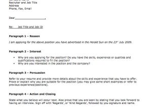 Www.cover Letter for Job Application Free Sample Cover Letter for Job Application top form
