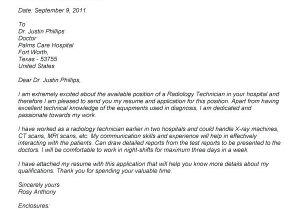 X Ray Tech Resume Sample Job Application Letter Sample Pdf Free Download 1 Cv