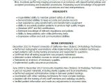 X-ray Tech Student Resume X Ray Technologist Resume Examples Resume Templates