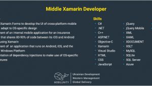Xamarin Developer Resume Sample Mobile Xamarin Developer Salary Cost and Resume Samples