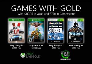 Xbox Live Gold Gift Card New Games with Gold for May 2020 Xbox Wire