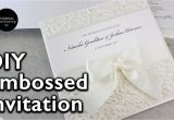 Xerox Machine for Wedding Card How to Make A Romantic Embossed Wedding Invitation Diy Wedding Invitations