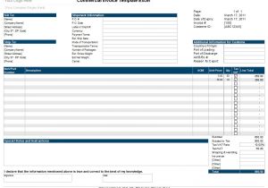 Xl Spreadsheet Templates Commercial Invoice Template Excel Xls Exceltemple
