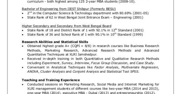 Xlri Student Resume Angshu 39 S Cv