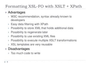 Xsl Multiple Templates Creating Pdf Documents with Xsl Fo