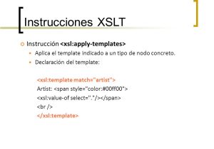 Xslt Apply Templates X S L T Julio Pacheco Ppt Descargar