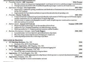 Yacht Captain Resume Sample Boat Captain Resume Example Boating Engineer Manager Mate