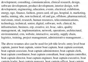 Yacht Captain Resume Sample top 8 Boat Captain Resume Samples