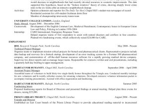 Yale Law Sample Resume Resume format Yale Resume format