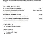 Year 12 Student Resume Final Year Engineering Student Resume format
