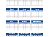 Year Long Calendar Template Yearly Blank Calendar Potrait Free Printable Templates