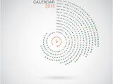 Year Round Calendar Template Round 2015 Calendar Vector Free Download