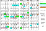 Year Round Calendar Template Wake County 2016 2017 Year Round Calendar Calendar